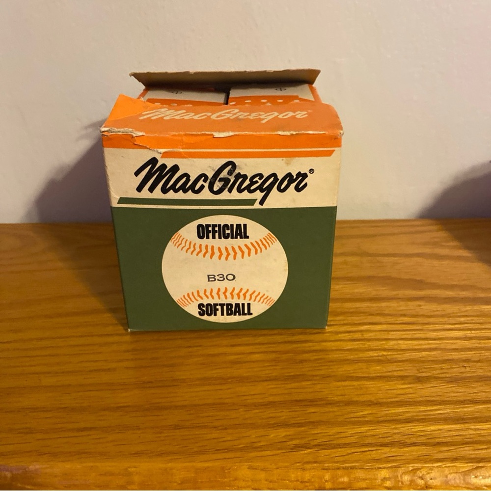 New Old Stock MacGregor Official Softball